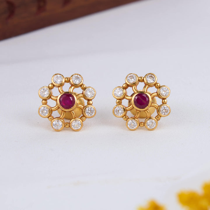 Charming Stone Studs