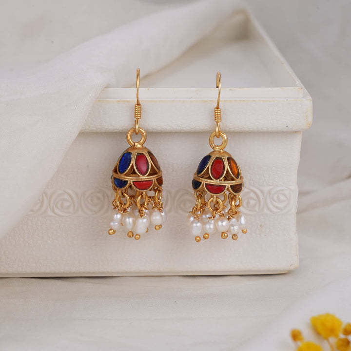 Swathikaa Hook Jhumkas