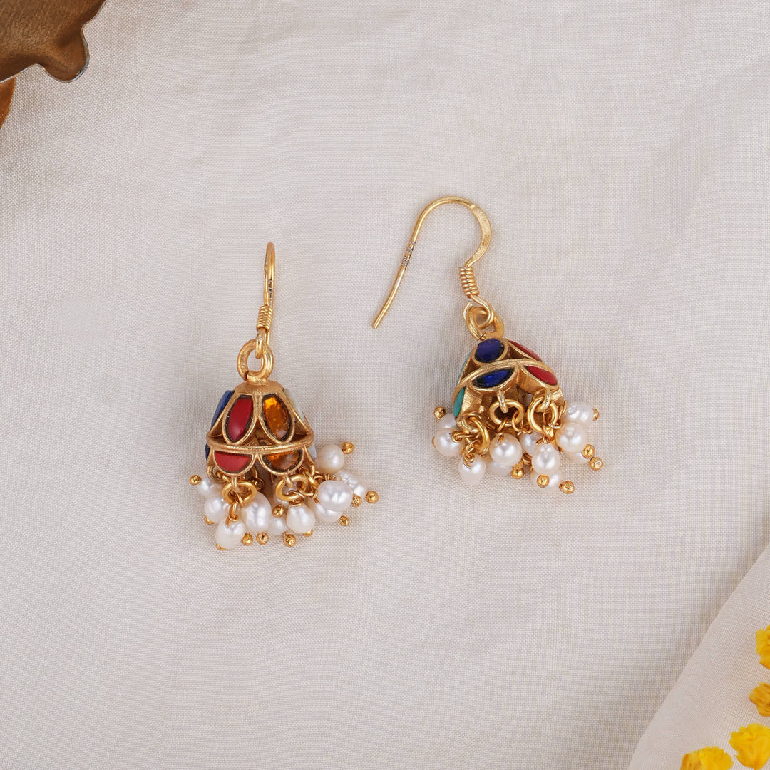Swathikaa Hook Jhumkas