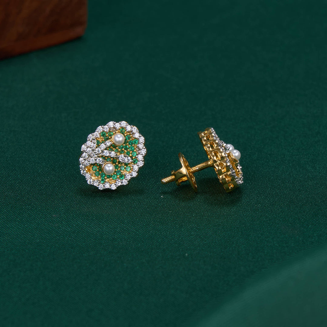 Gorgeous Diamond Design Studs