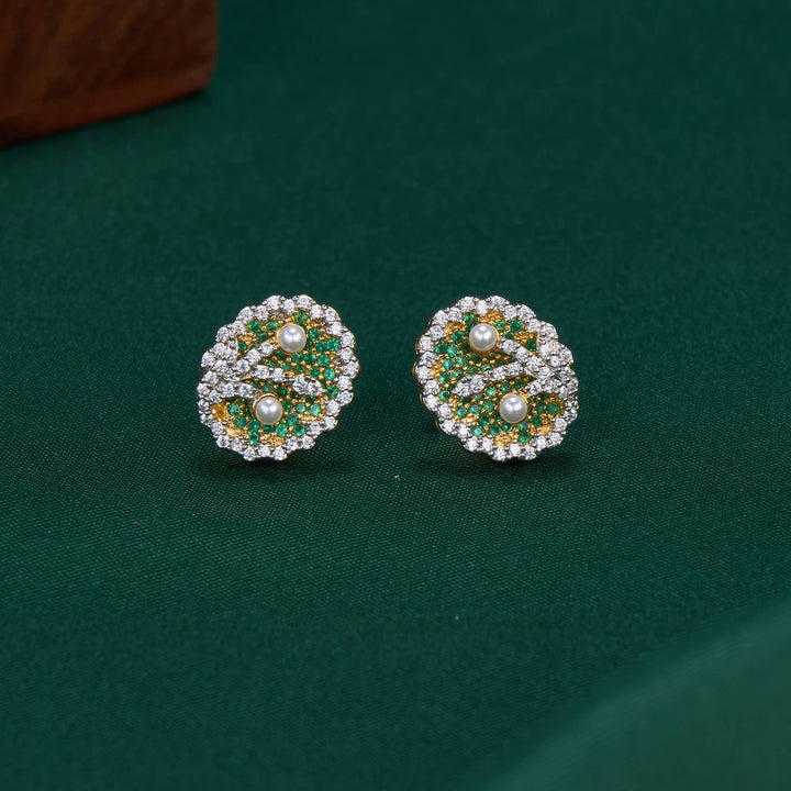 Gorgeous Diamond Design Studs