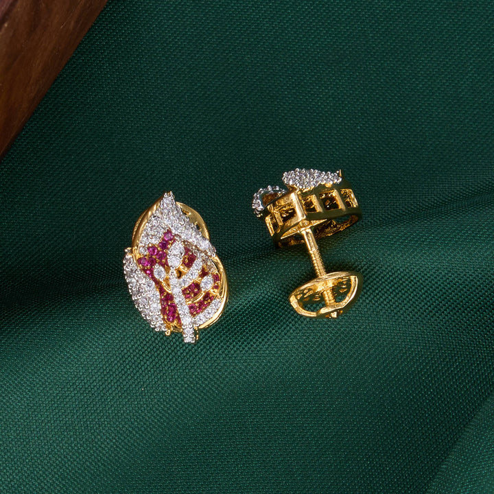 Zaara Diamond Design Studs