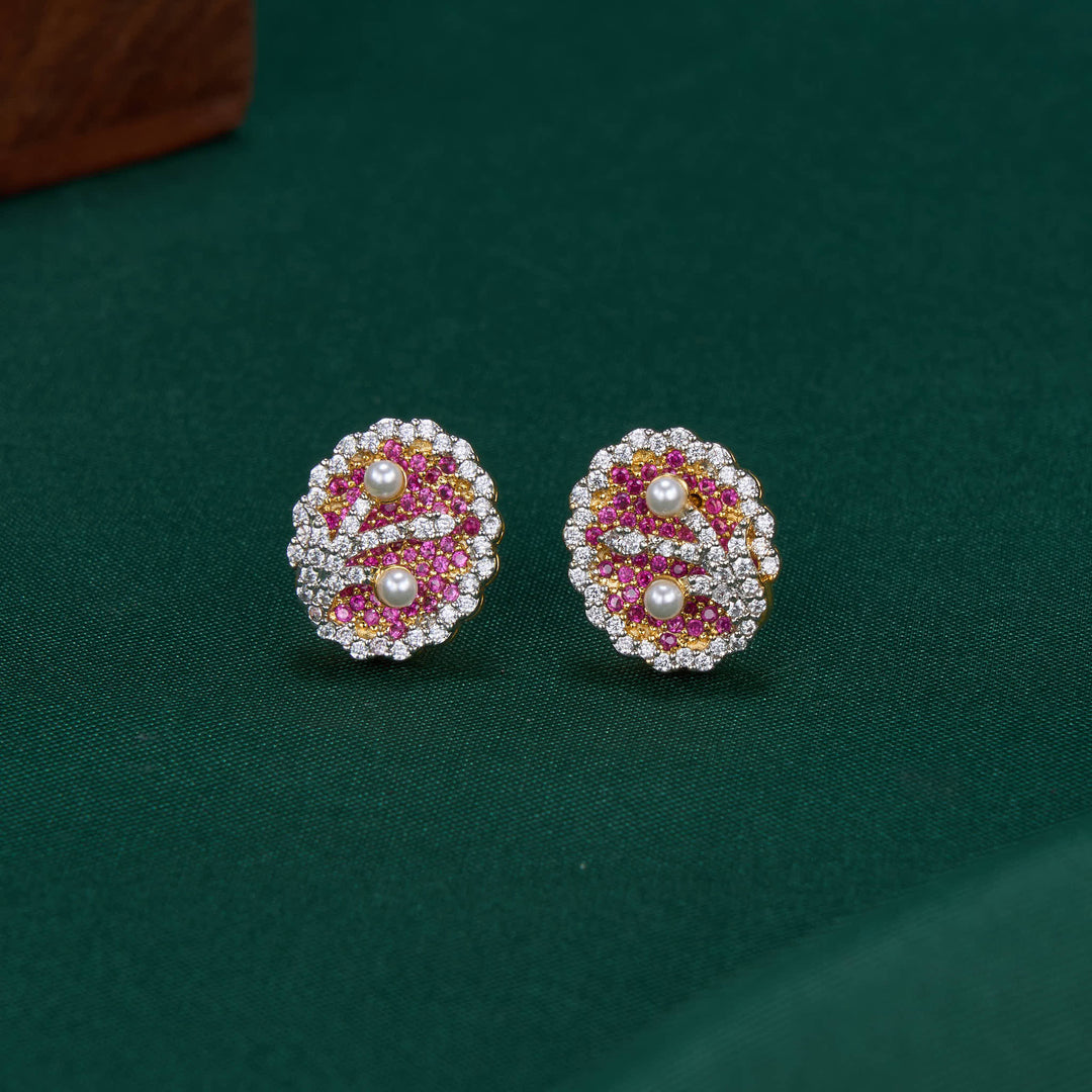 Pretty Look Diamond Design Studs
