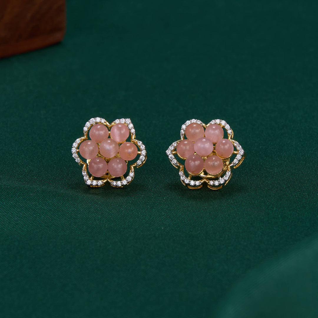Farusha Diamond Design Studs