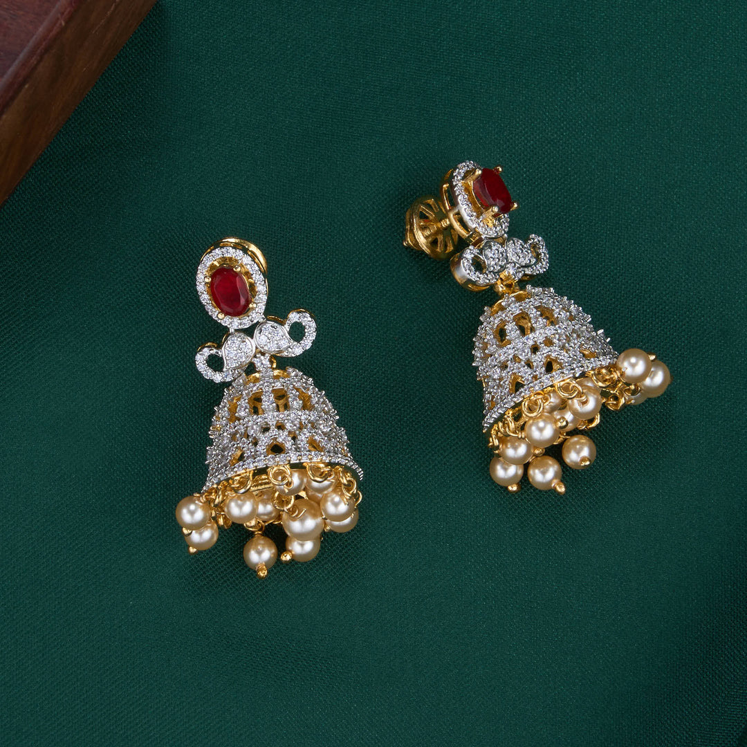 Sparkling Avikam Jhumkas