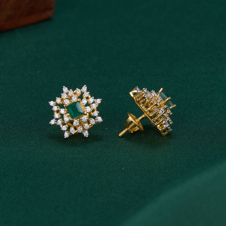 Dazzle Diamond Design Studs