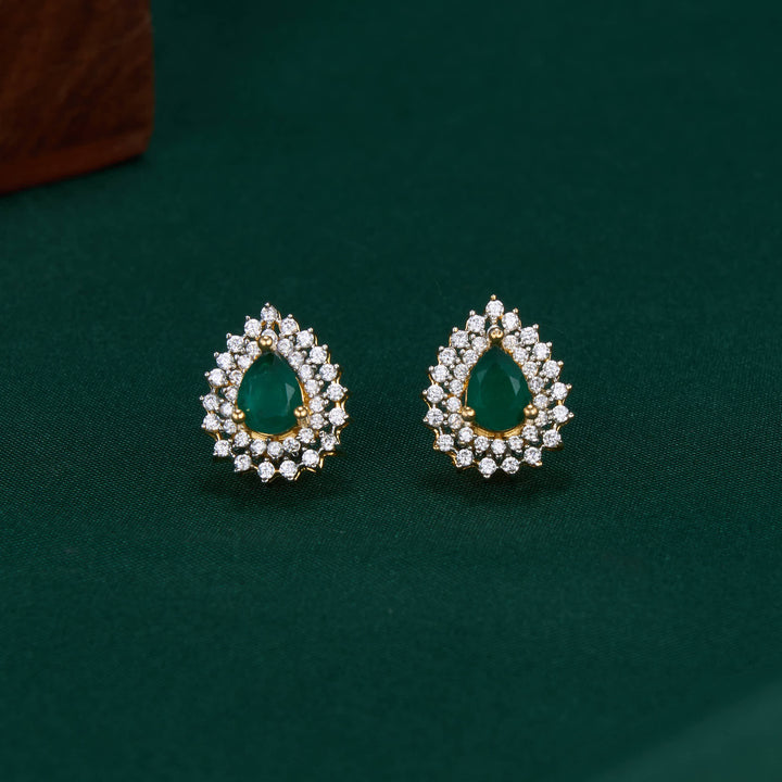 Little Charm Diamond Design Studs