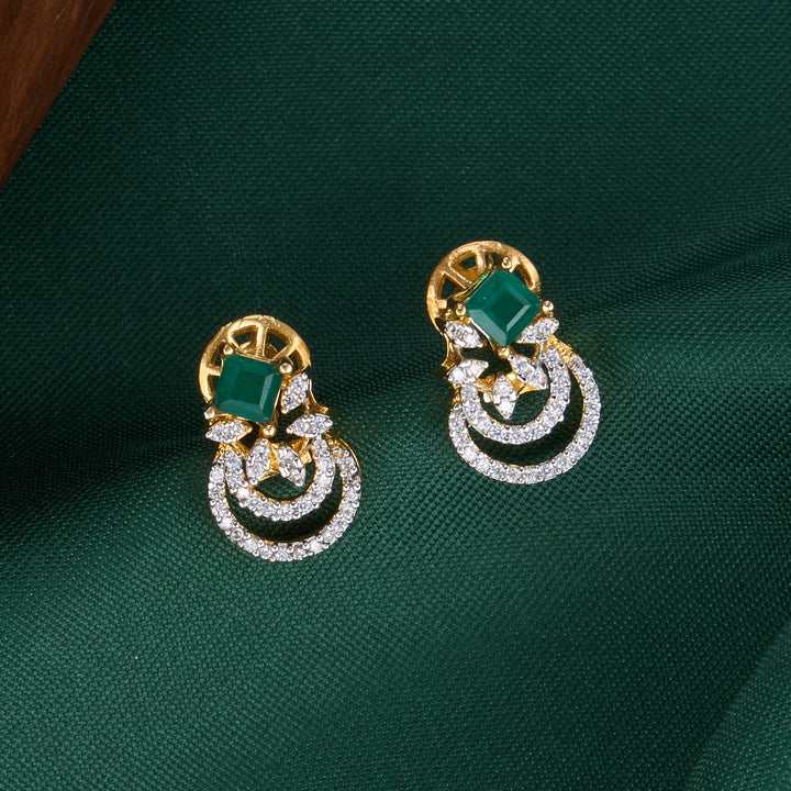 Zintha Diamond Design Studs