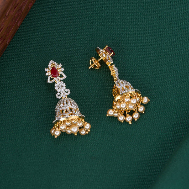 Glittering Avikam Jhumkas
