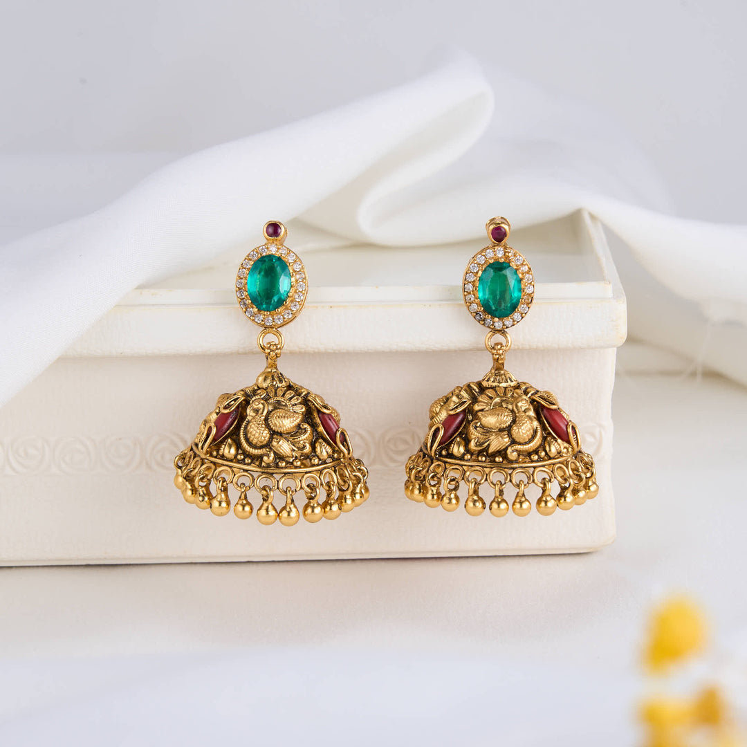 Vithikaa Nagas Jhumkas