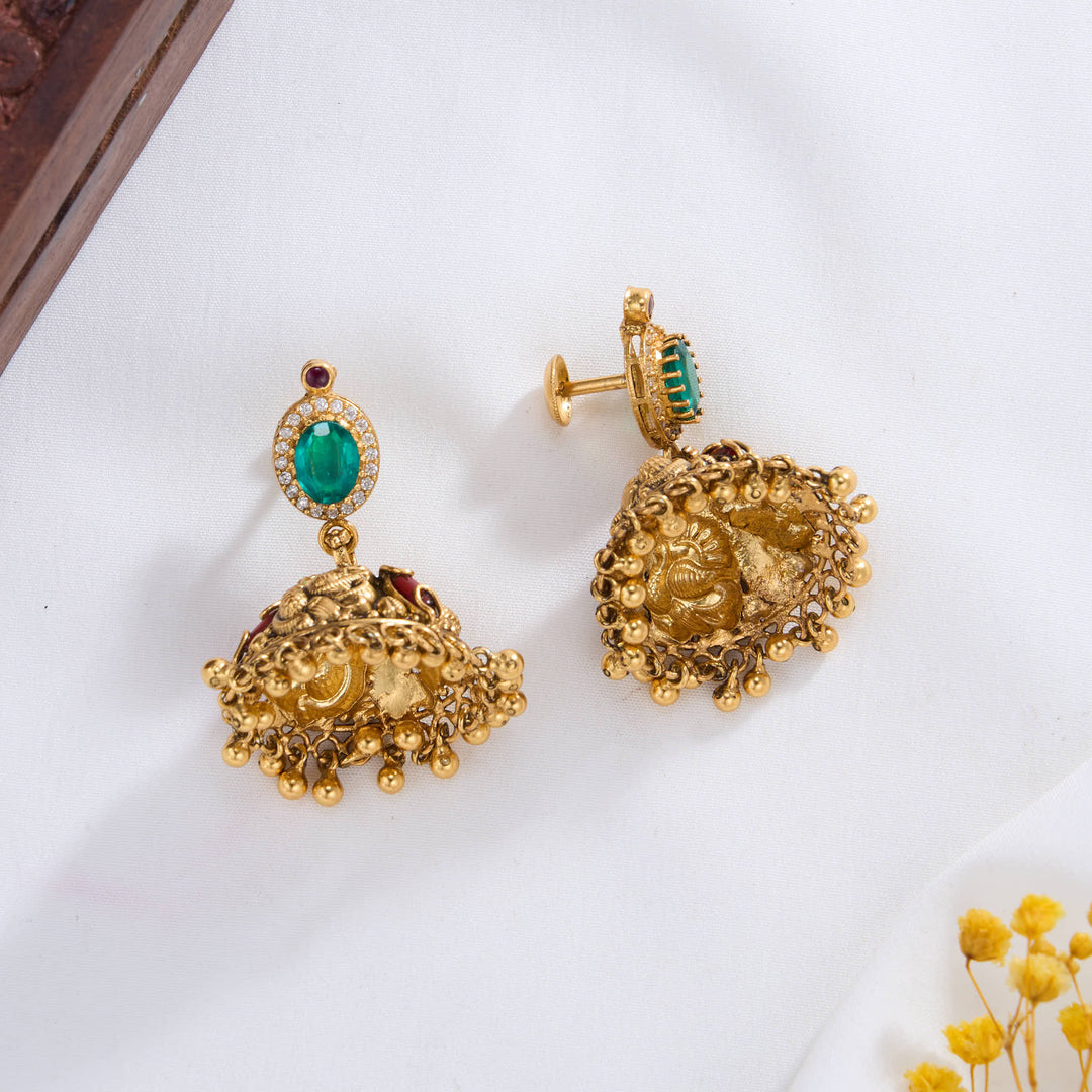 Vithikaa Nagas Jhumkas