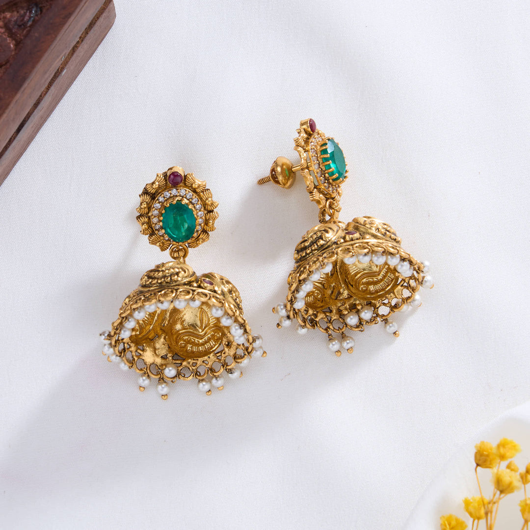 Trishika Nagas Jhumkas