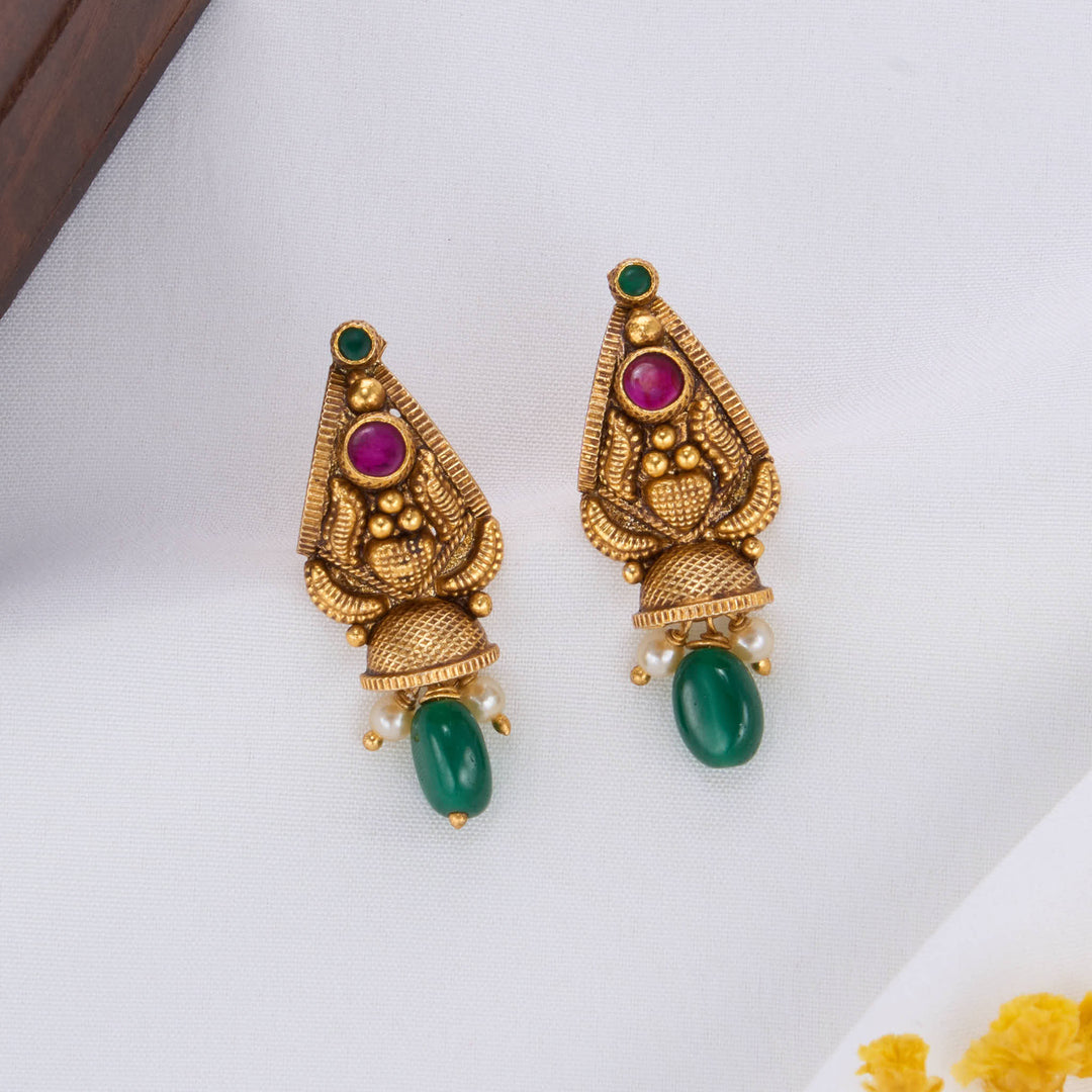 Vikash Nagas Drops Earrings