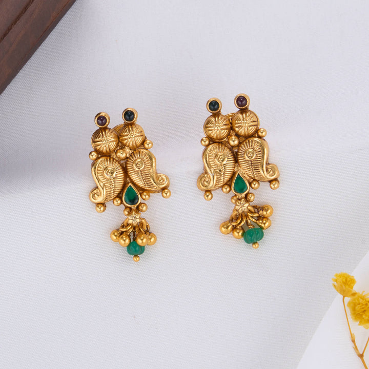 Dhanusha Nagas Drops Earrings