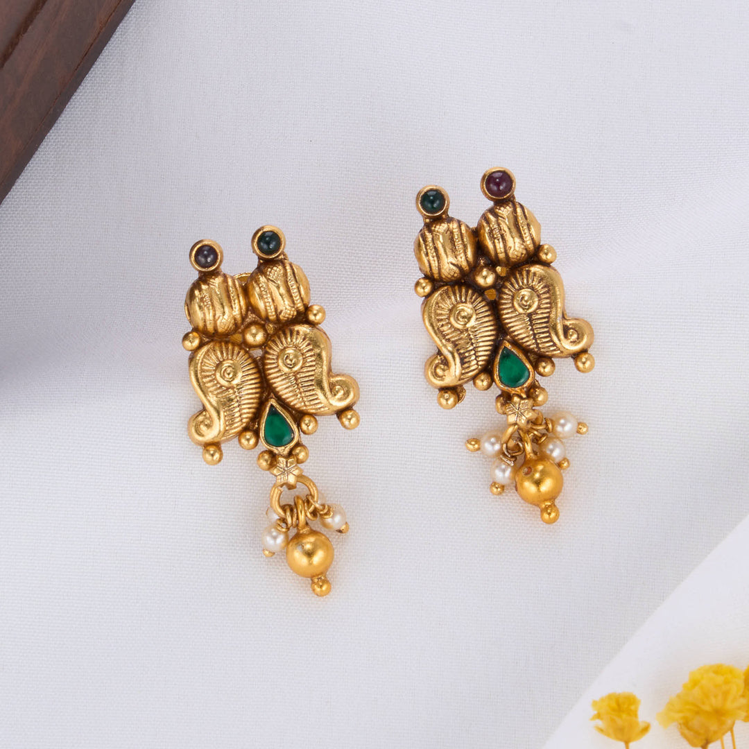 Shikarikha Nagas Drops Earrings