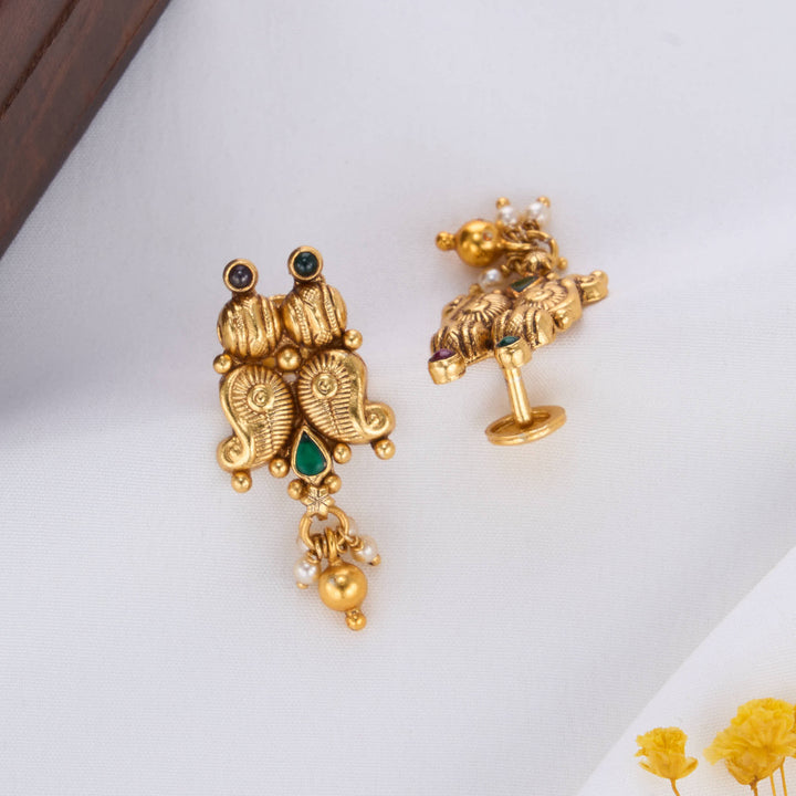 Shikarikha Nagas Drops Earrings