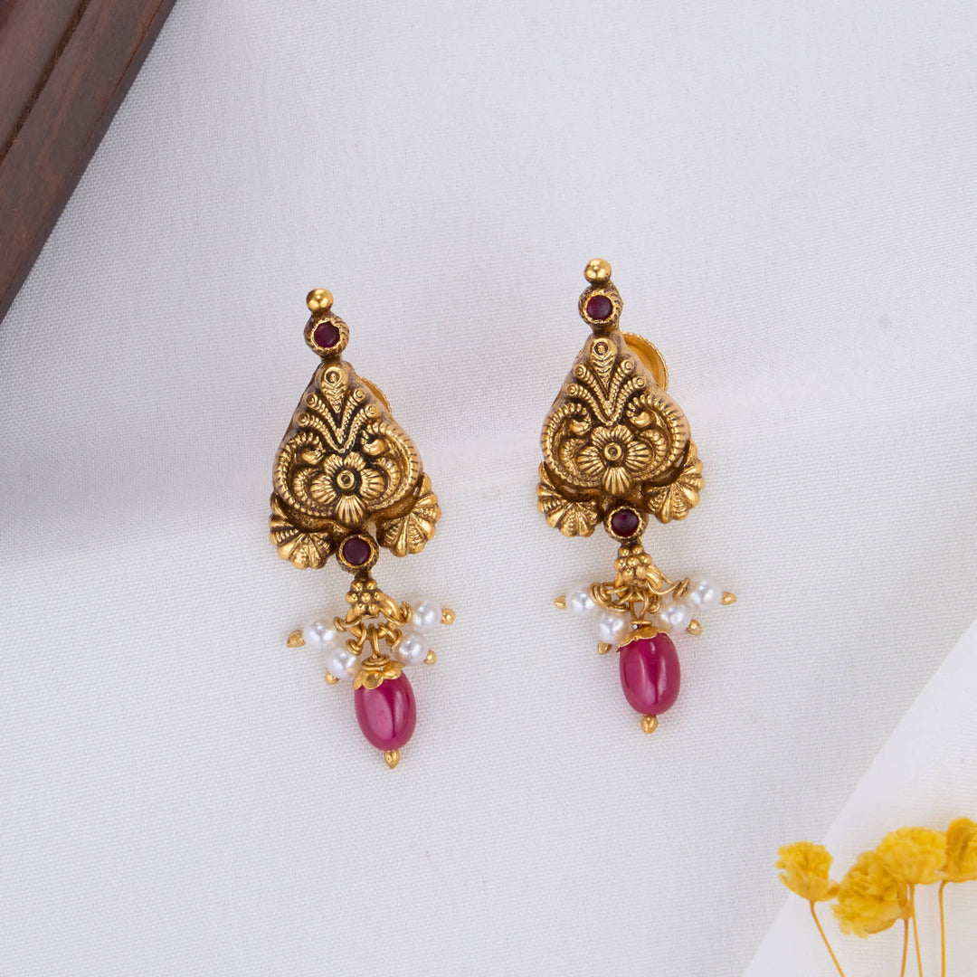 Anusha Nagas Drops Earrings