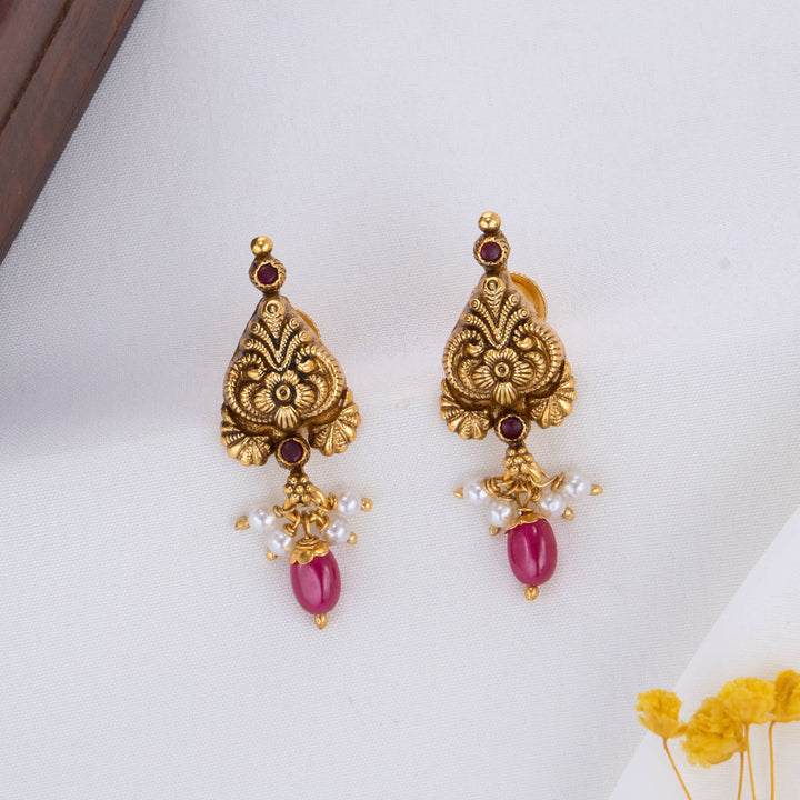 Anusha Nagas Drops Earrings