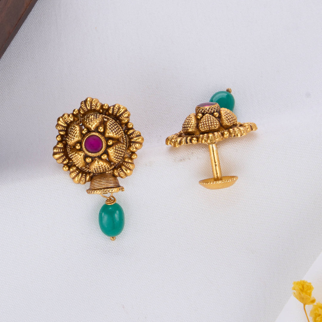 Leyasri Nagas Drops Earrings