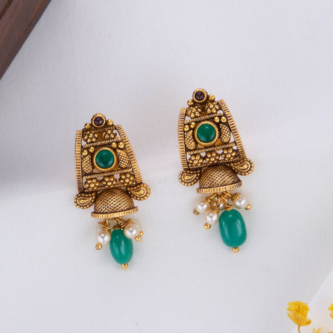 Traditional Nagas Drops Earrings