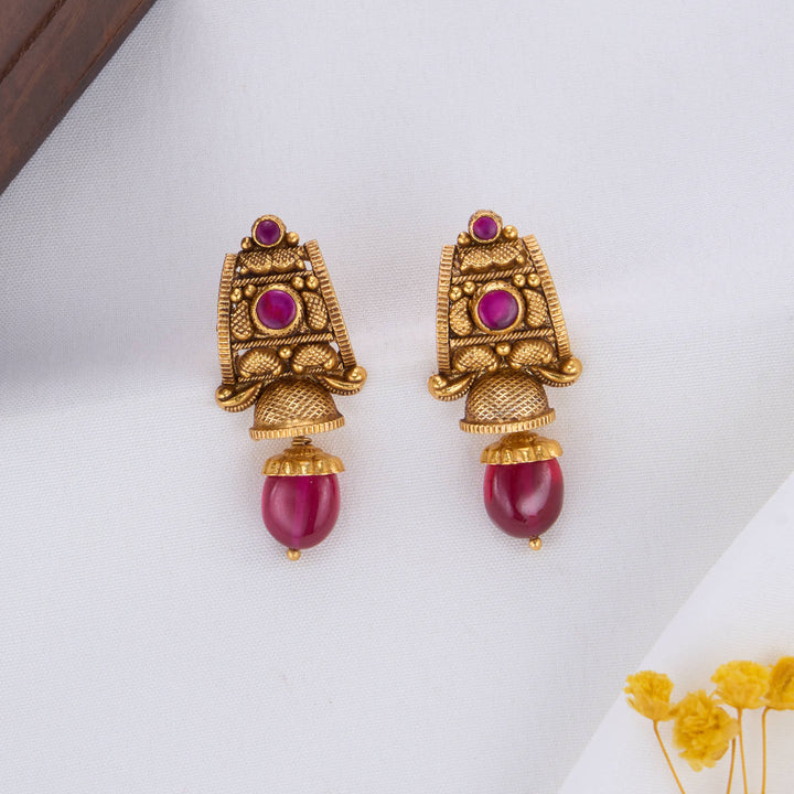 Dhanusha Nagas Drops Earrings