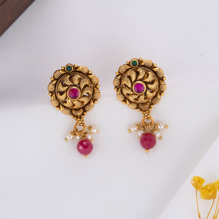 Arunalini Nagas Drops Earrings