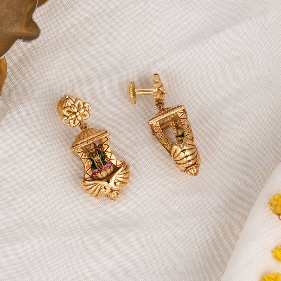Hansikaa Nagas Drops Earrings