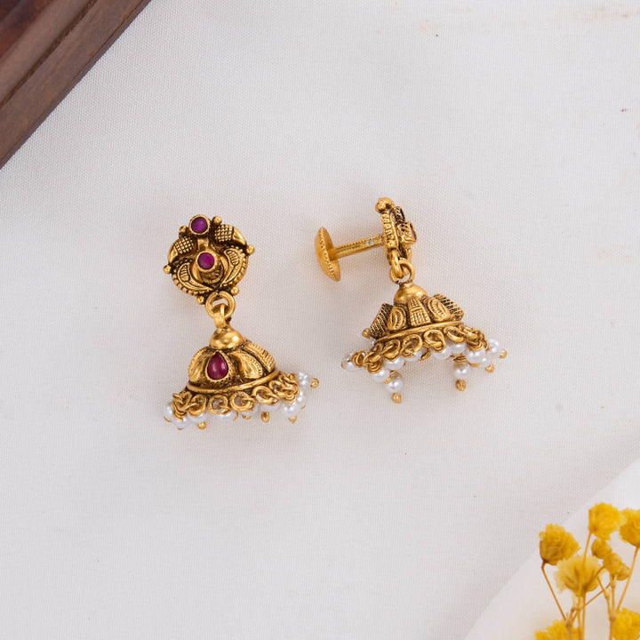 Divine Radiance Nagas Jhumkas