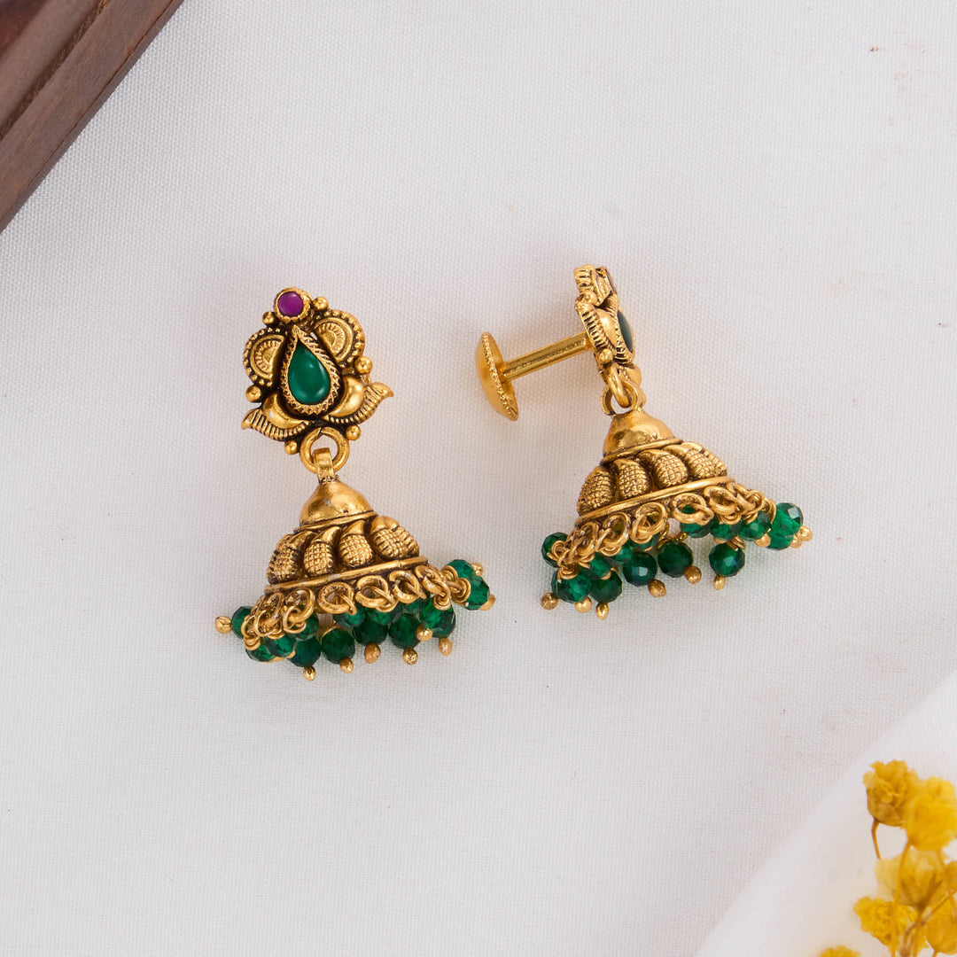 Gilded Heritage Nagas Jhumkas