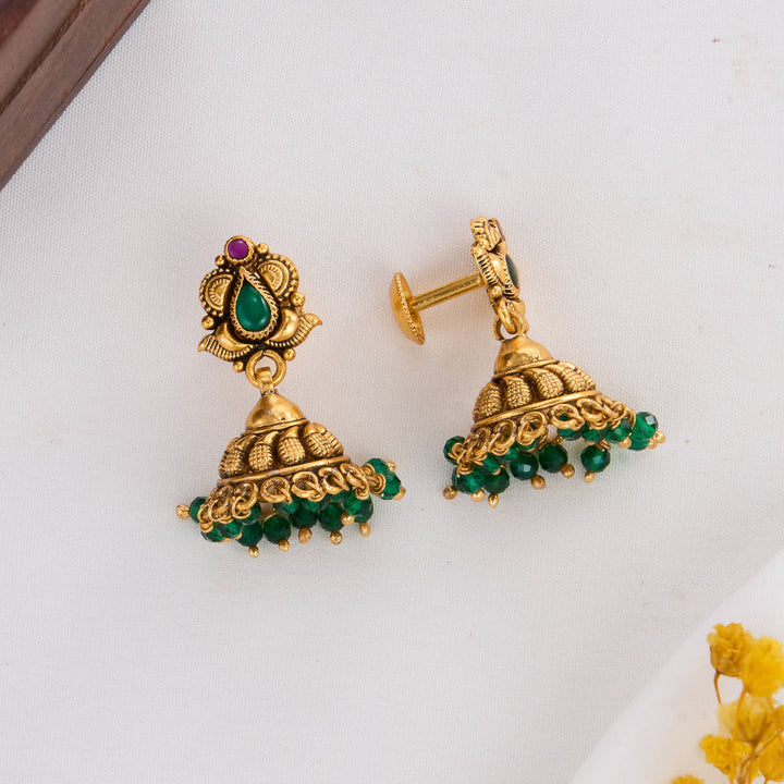 Gilded Heritage Nagas Jhumkas