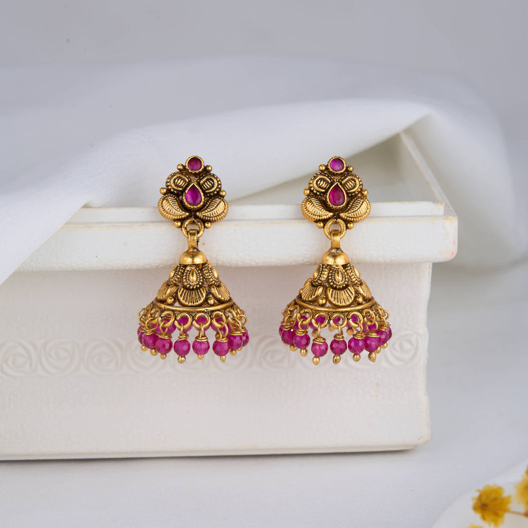 Golden Grace Nagas Jhumkas