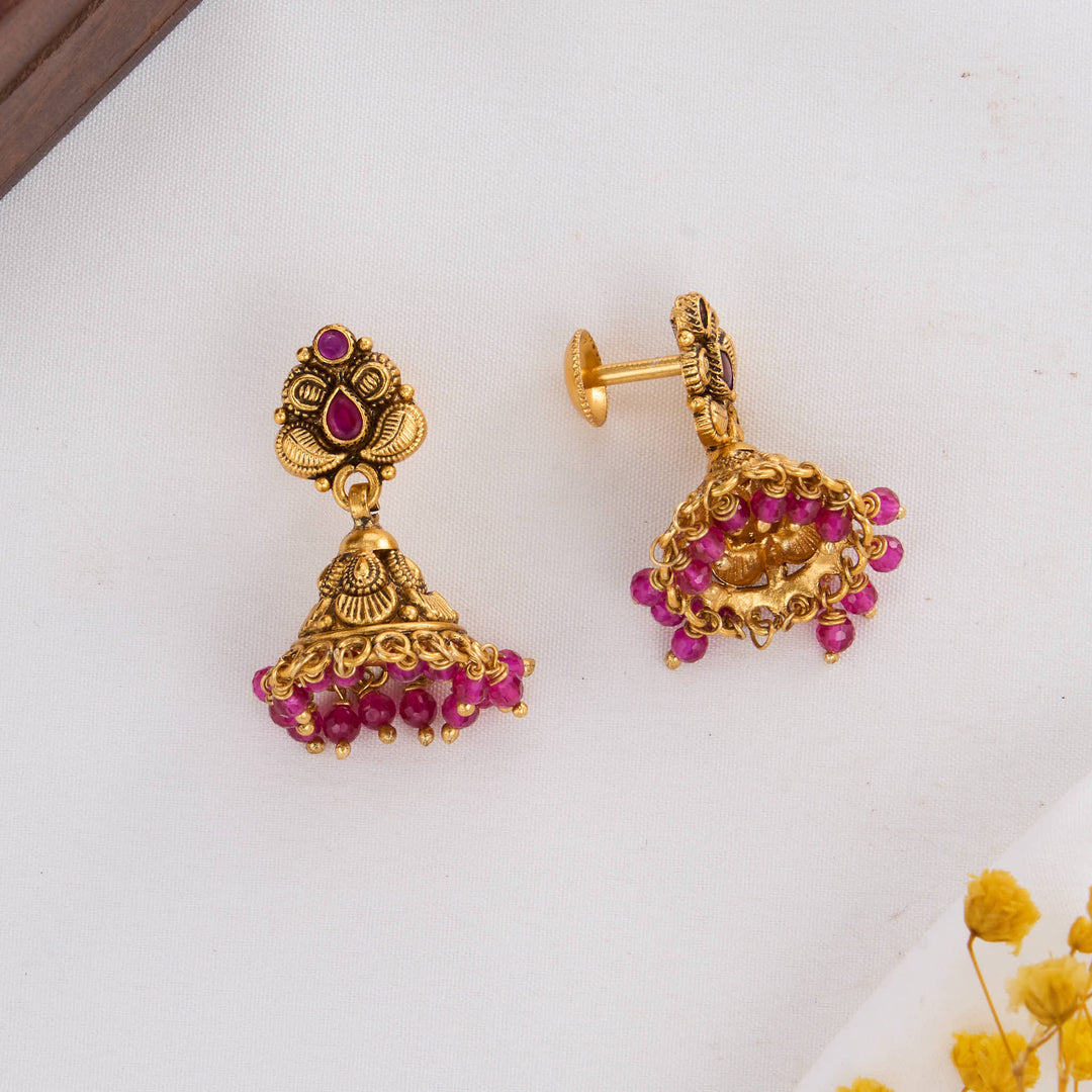 Golden Grace Nagas Jhumkas