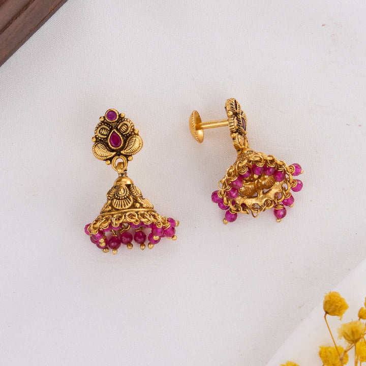 Golden Grace Nagas Jhumkas
