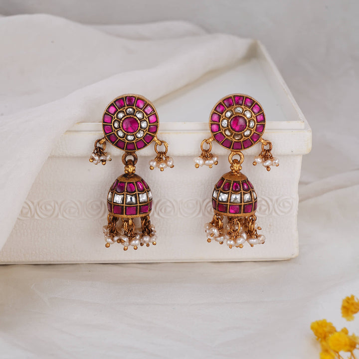 Shrisha Kundan Jhumkas