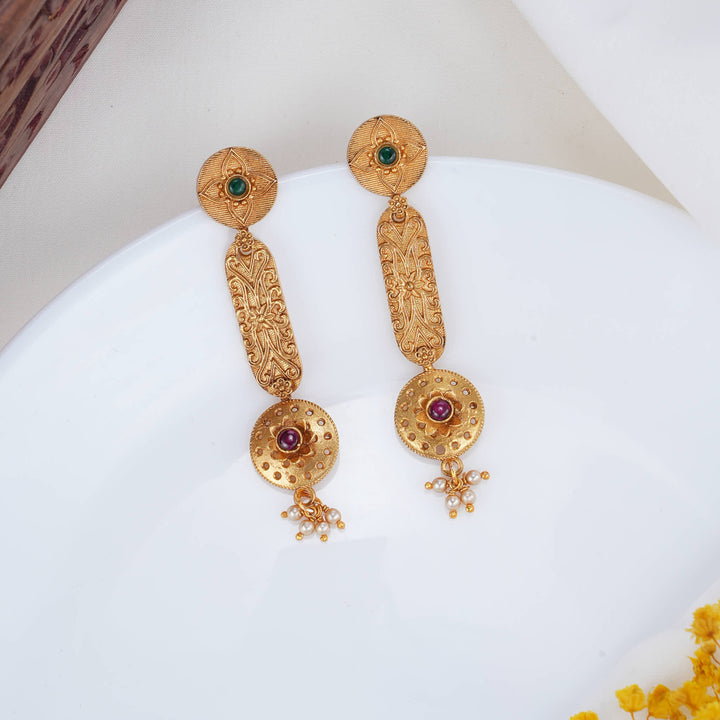 Vanthikaa Long Earrings