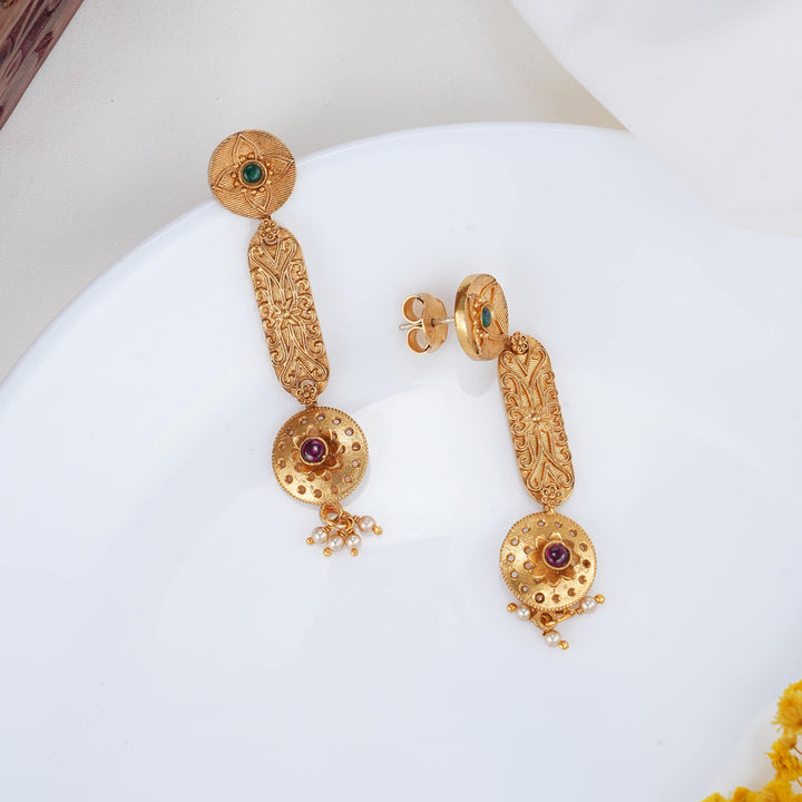 Vanthikaa Long Earrings