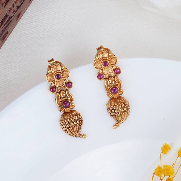 Vintage Art Boho Long Earrings