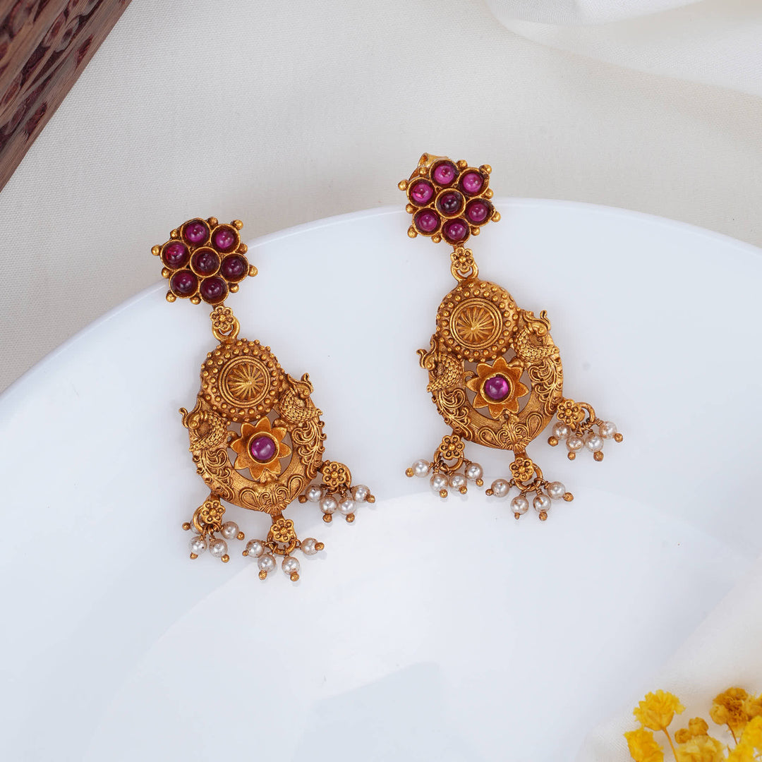 Wild Weave Long Earrings