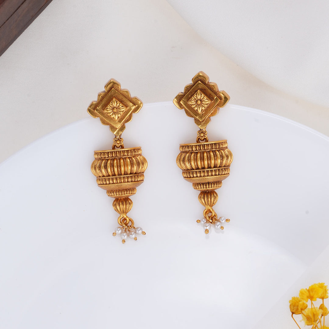 Rustic Charm Long Earrings
