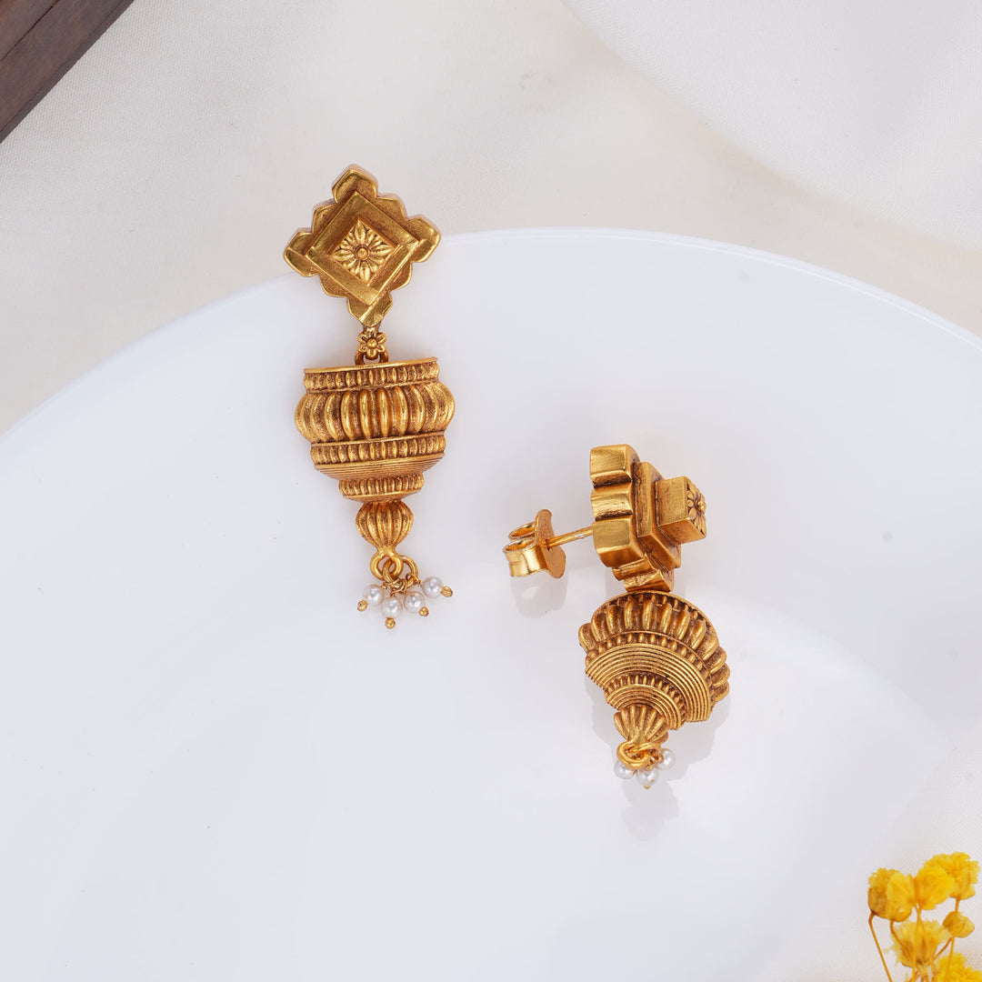 Rustic Charm Long Earrings