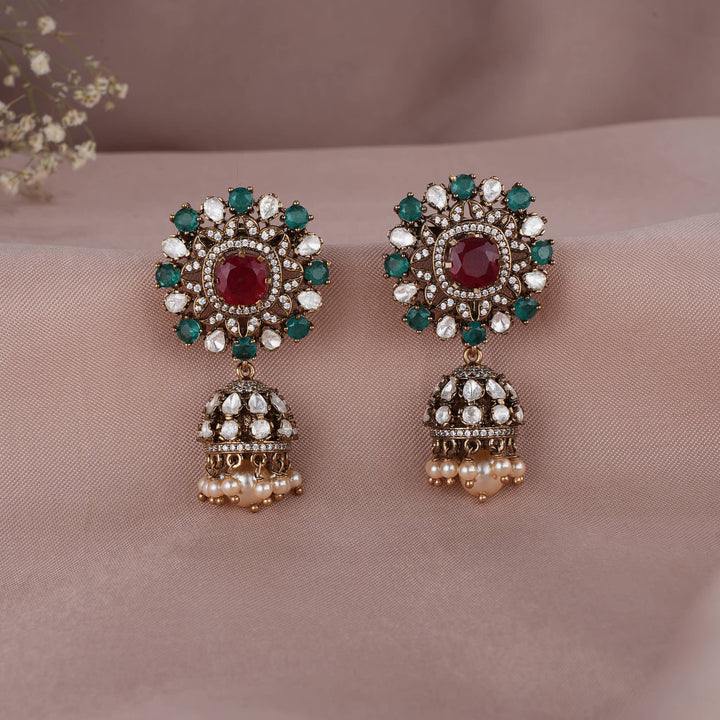 Dazzling Victorian Jhumkas