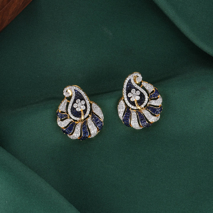Dazzle Diamond Design Studs