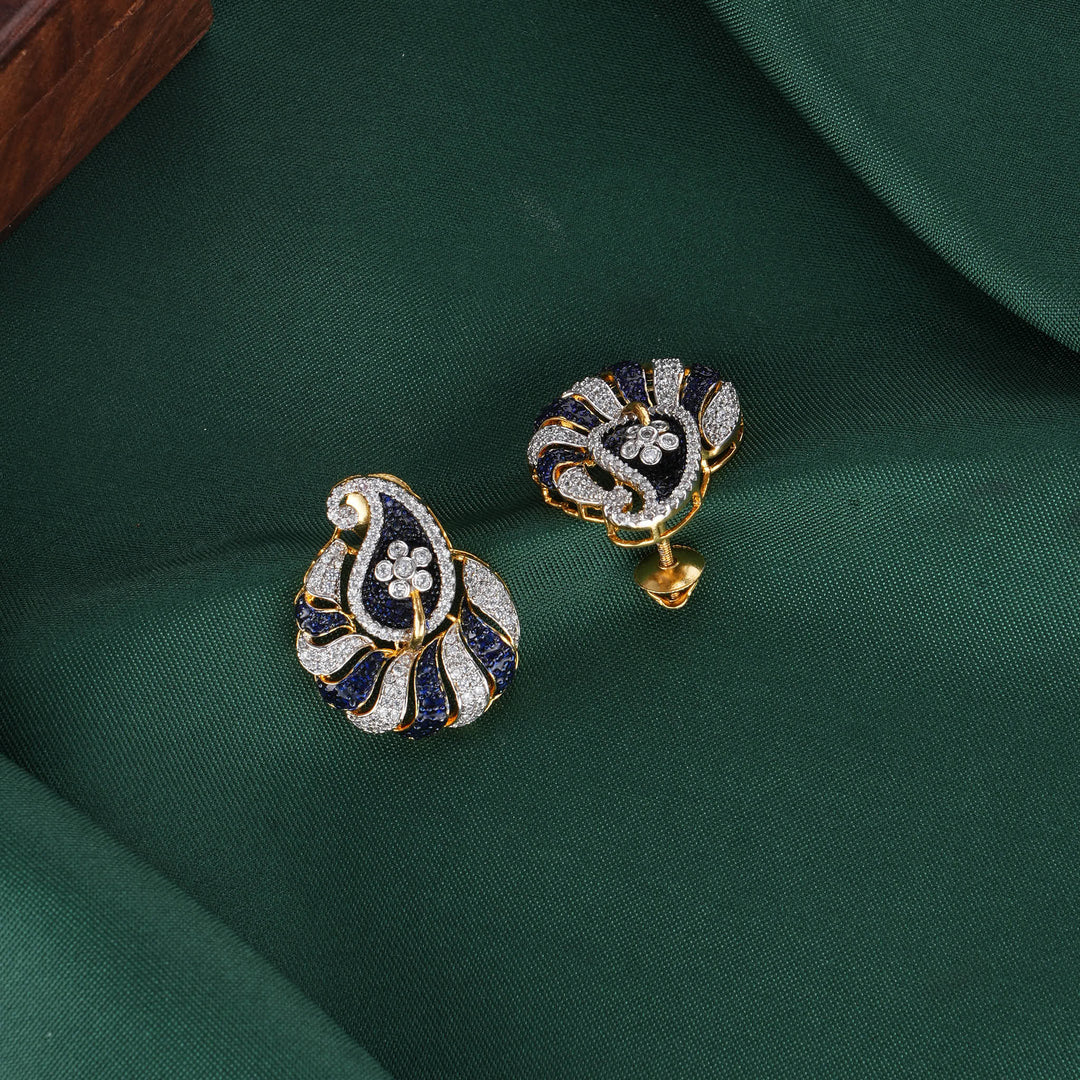 Dazzle Diamond Design Studs