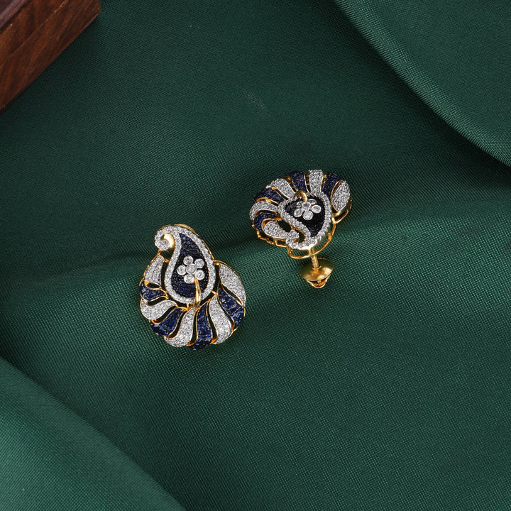 Dazzle Diamond Design Studs