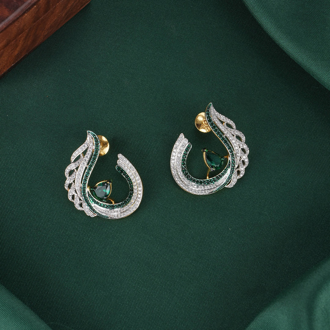 Designer Diamond Design Studs
