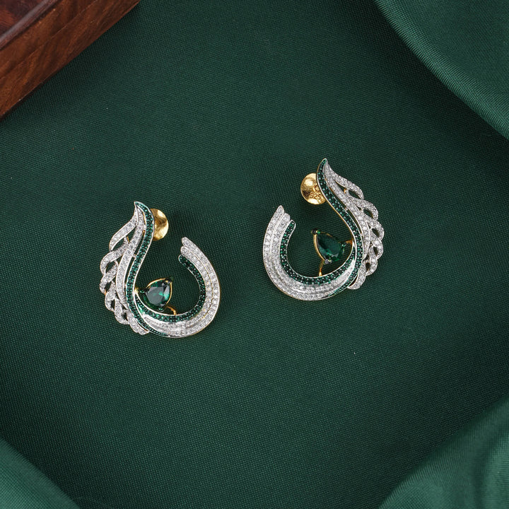 Designer Diamond Design Studs