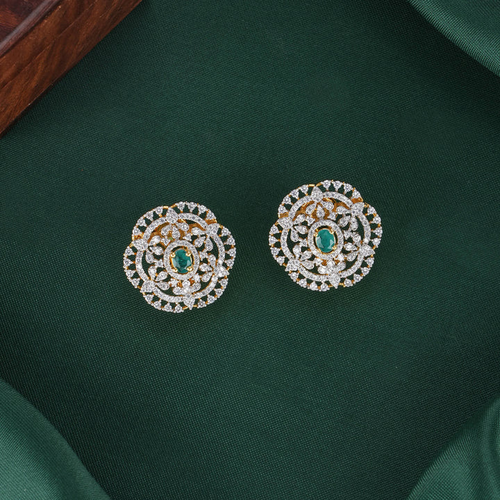 Hiralini Diamond Design Studs
