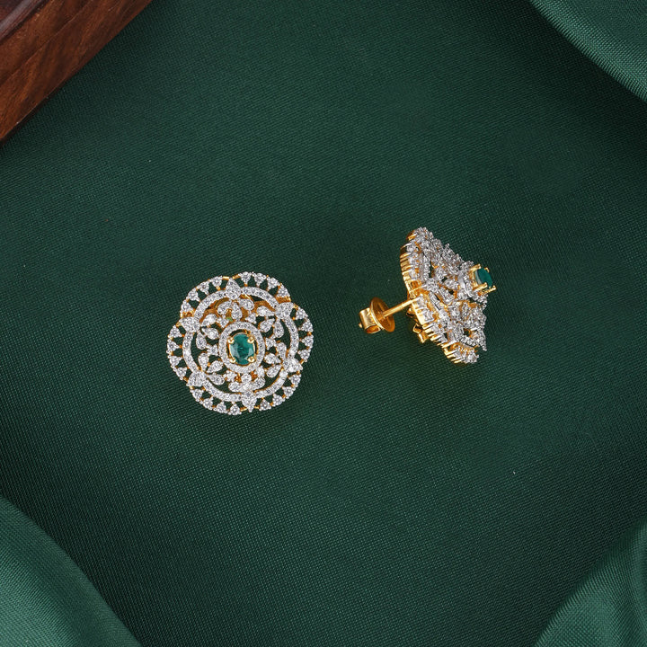 Hiralini Diamond Design Studs