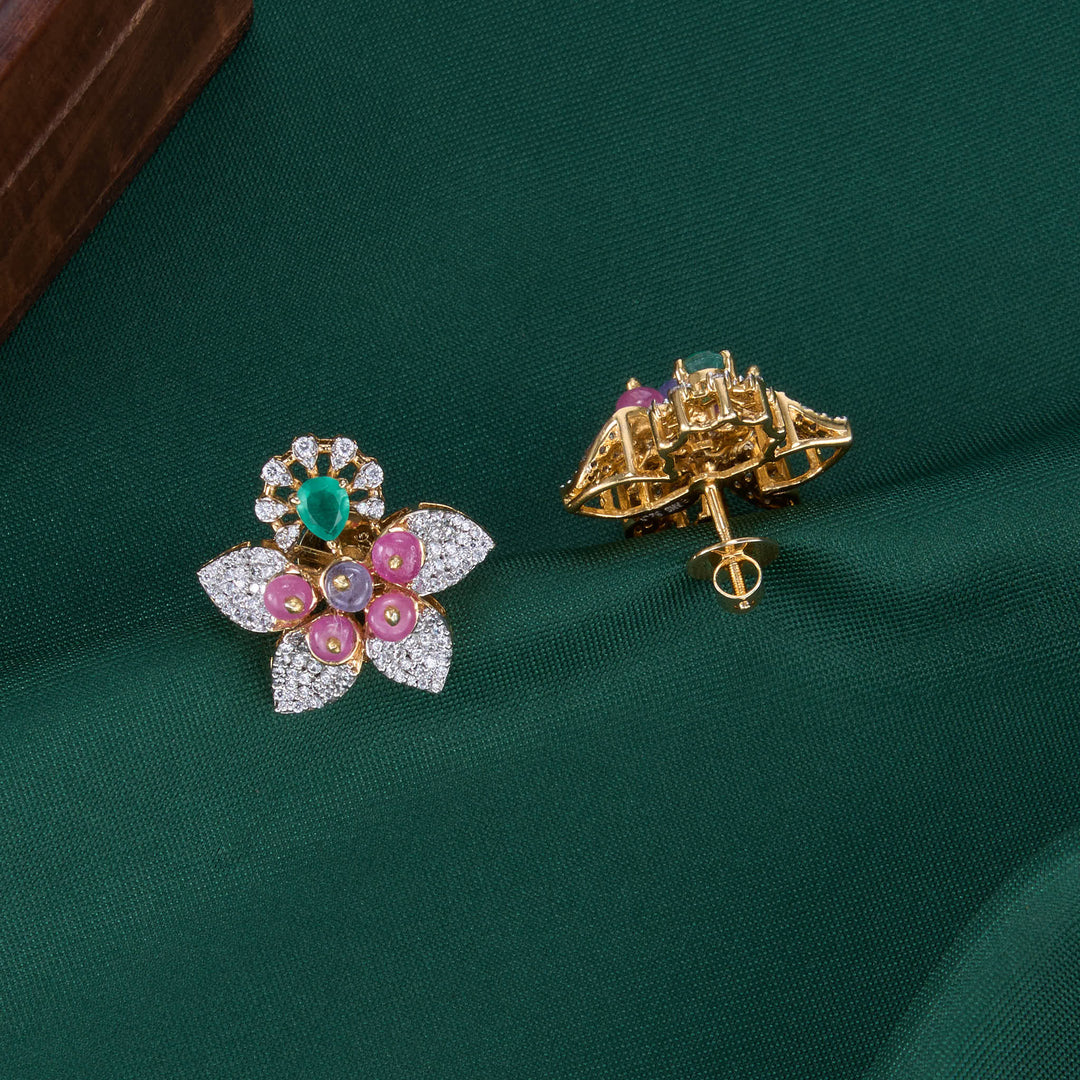 Diamond Design Studs