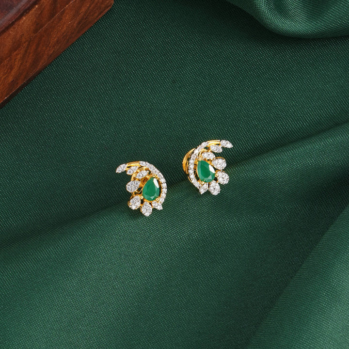 Raisha Diamond Design Studs